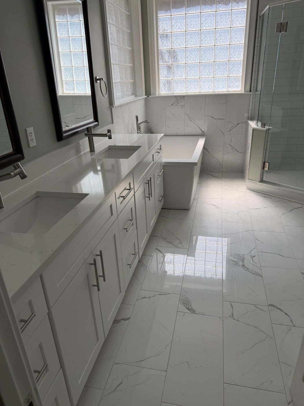 Refresh Cleaning Services project photograph: Bathroom · Vanity & floors